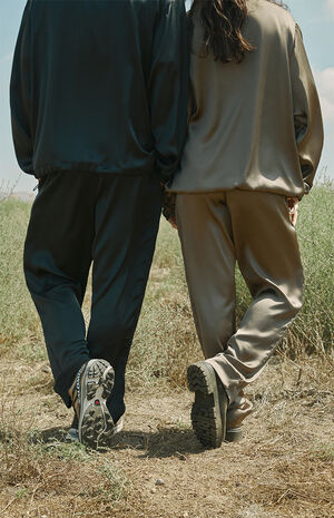 Eco Charmeuse Draped Trousers image number 4