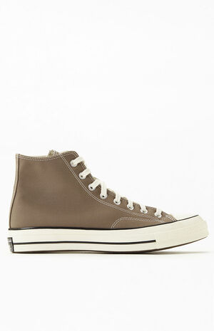 Recycled Taupe Chuck 70 High Top Shoes image number 1