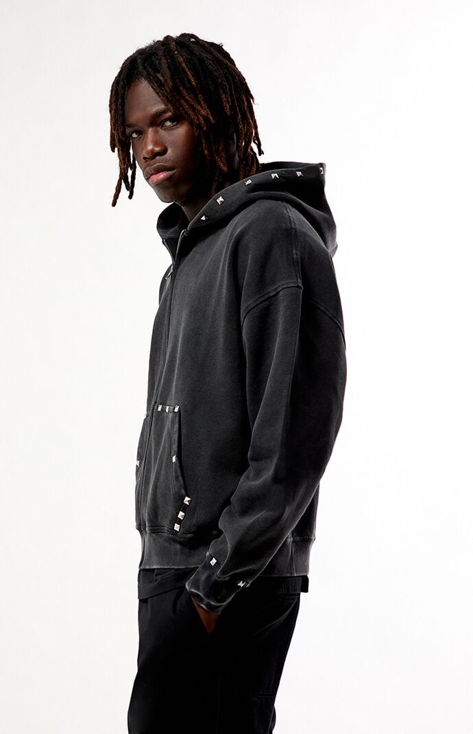 Pacsun Studded Full Zip Hoodie | Pacsun
