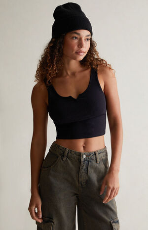 Erin Notched Tank Top image number 1