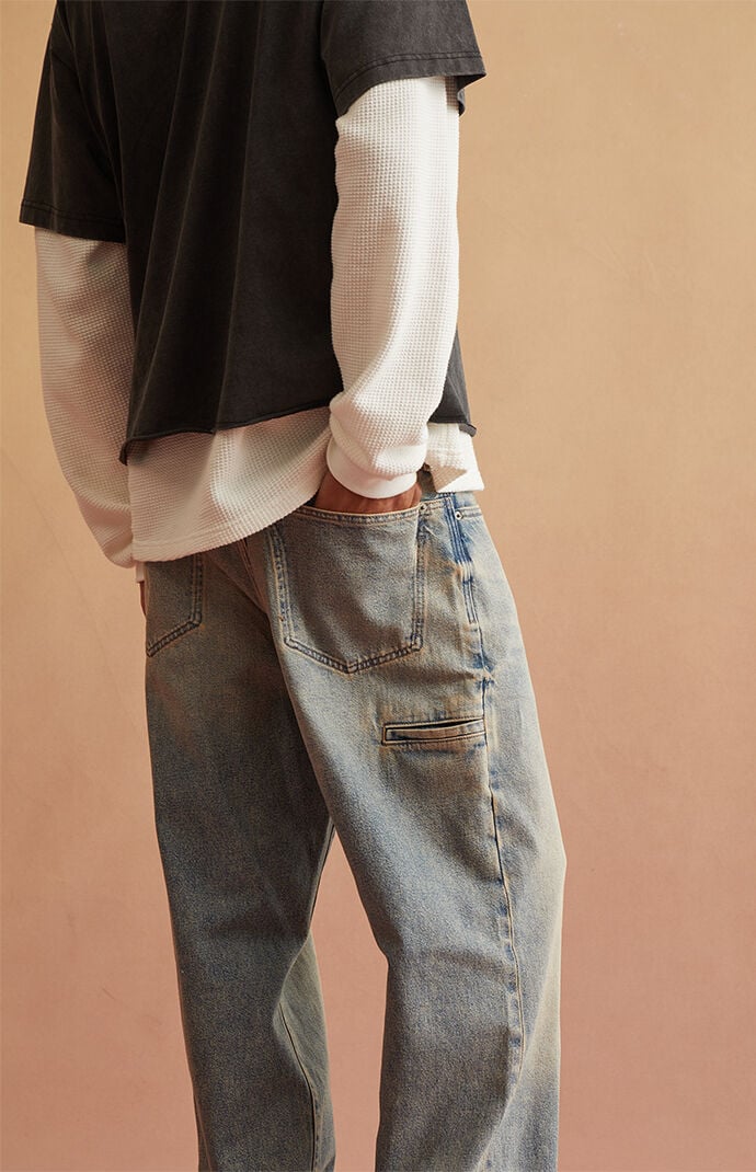 RARE DNM EDIT Tint Light Blue Baggy Jeans