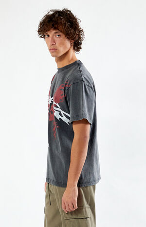 Chaos Wings Vintage Oversized T-Shirt image number 3