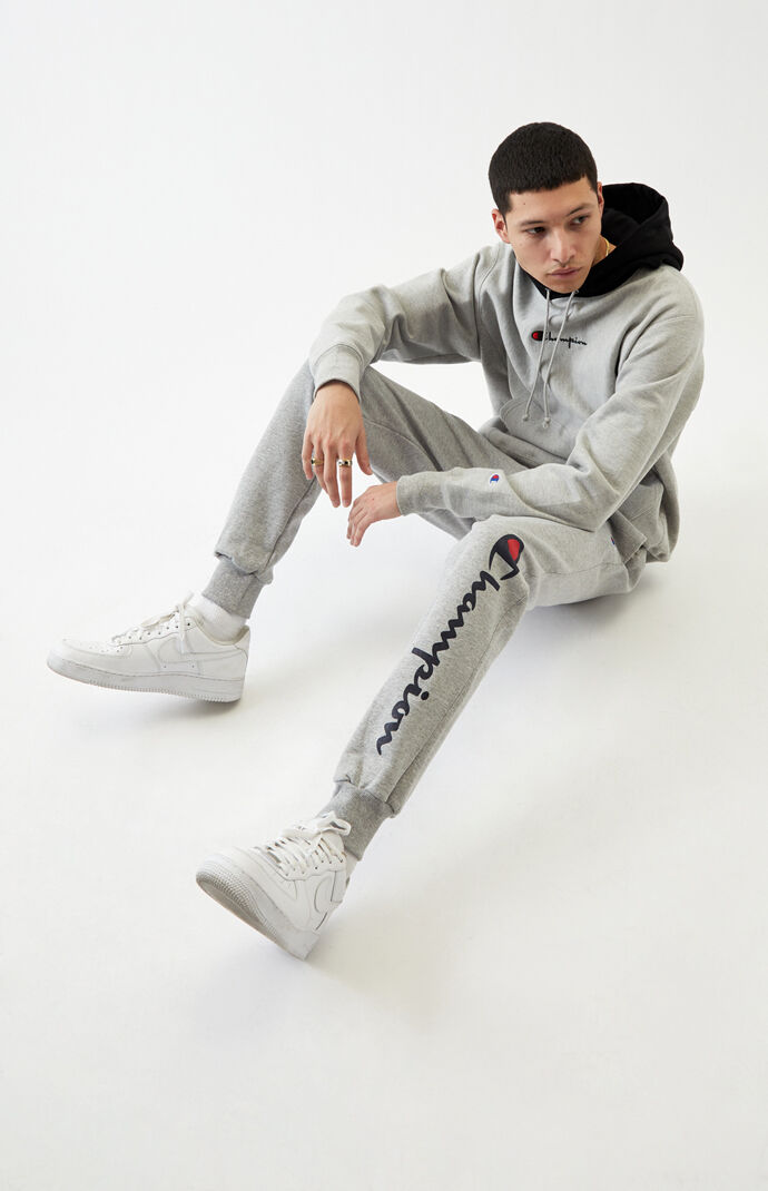 Champion discount script sweatpants