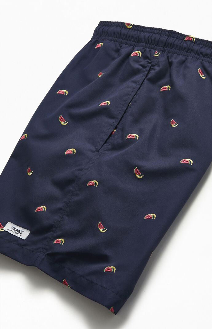 Watermelon Banana 16" Swim Trunks