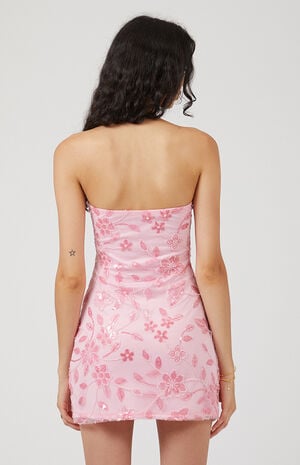 Strapless Sequin Mini Dress image number 4