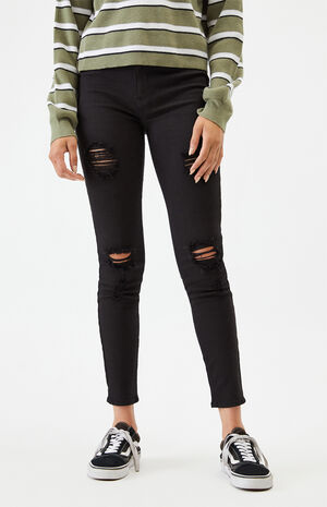 Black Perfect Fit Jeggings image number 3