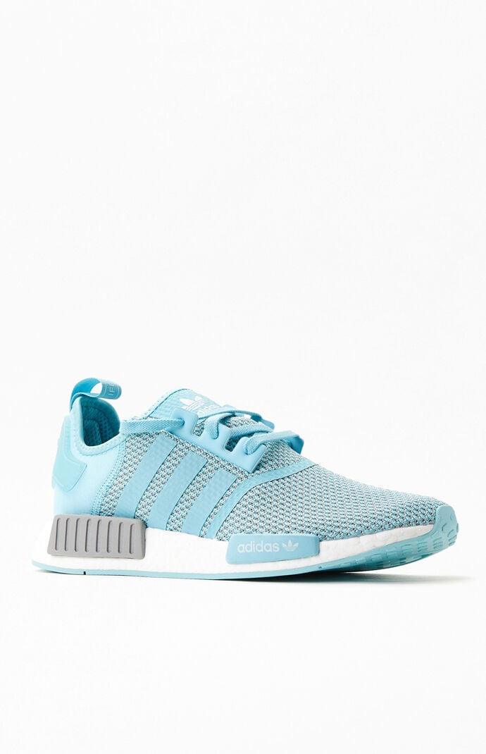 adidas Light Blue NMD R1 Shoes PacSun