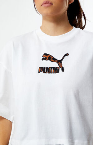 Classics Cat Logo Cropped T-Shirt image number 2