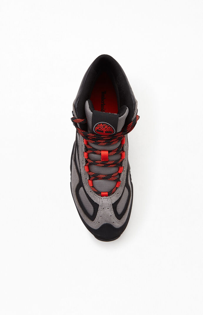 Gray Ripcord Mid Hiking Boots