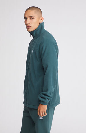 Trefoil Polar Fleece Full Zip Sweater image number 3