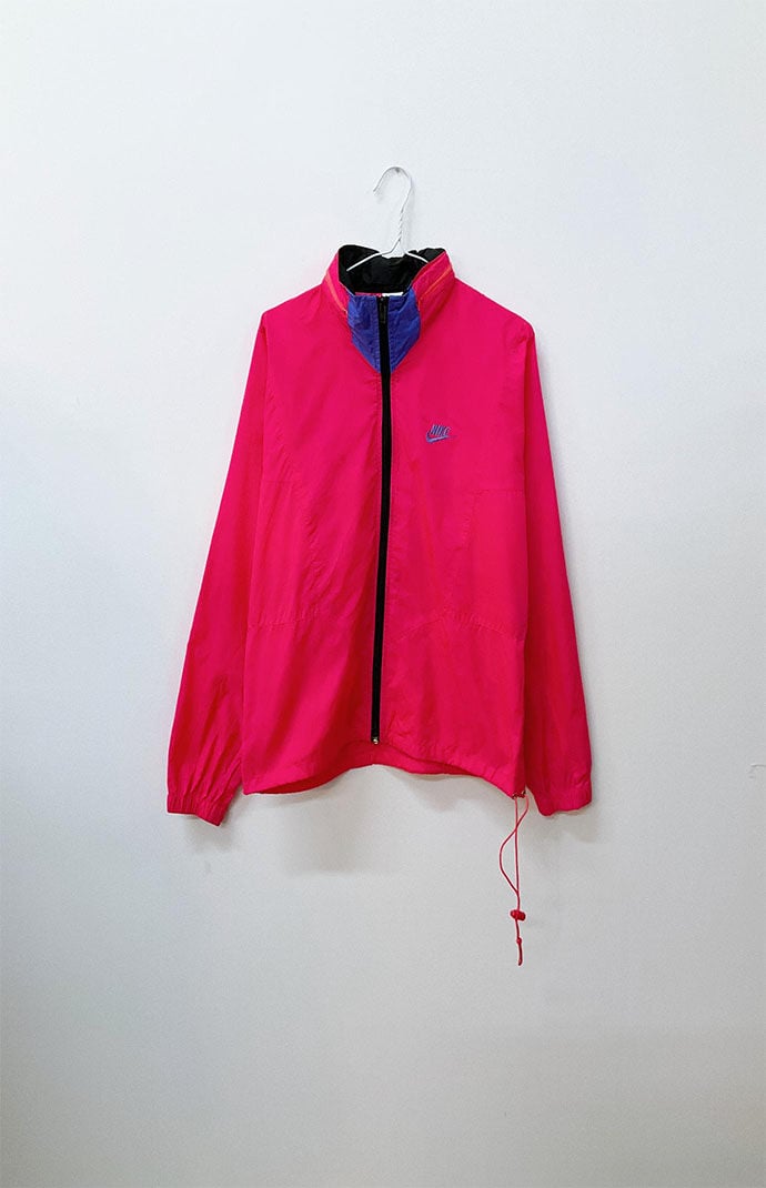 Pacsun red white and blue windbreaker hot sale