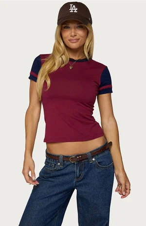 Sophiah Contrast T-Shirt image number 1