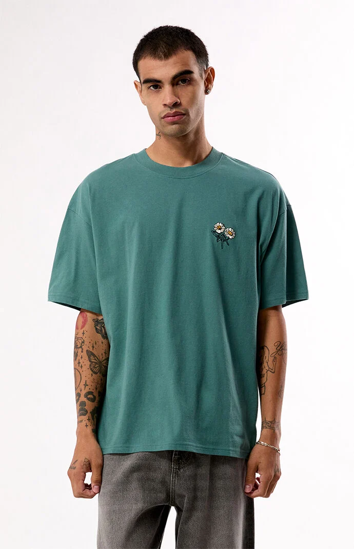 Pacsun Bloom Embroidered T-Shirt