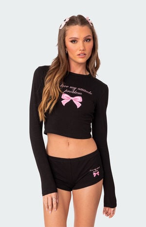 Attitude Problem Long Sleeve T Shirt image number 1