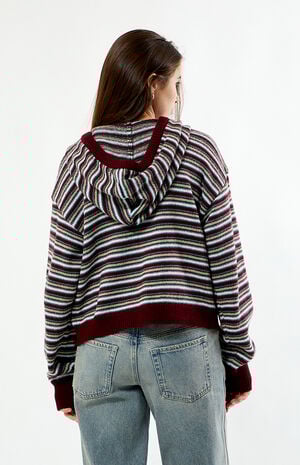 Karoline Hooded Button Down Cardigan image number 4