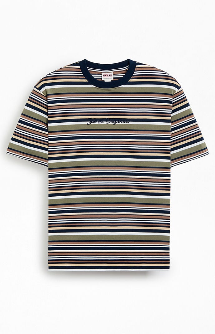 GUESS Originals Horizontal Striped T Shirt PacSun