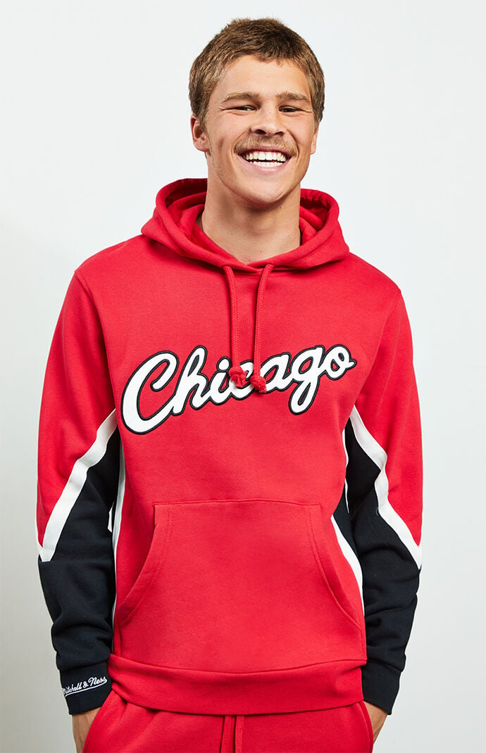Mitchell & Ness Chicago Bulls Final Seconds Hoody Mens Pullover Jumper CBUSCAR 