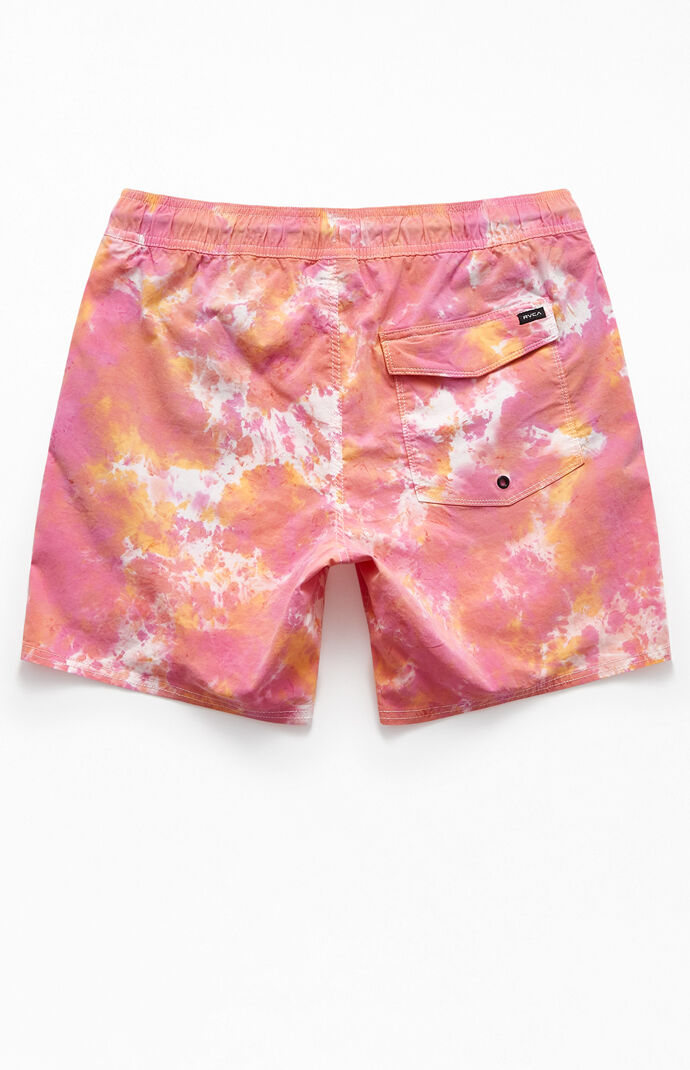 Tie-Dyed Manic 17" Swim Trunks