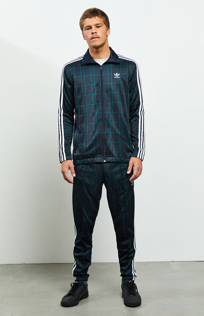 adidas tartan track pants