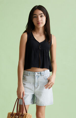Button Front Tank Top image number 1