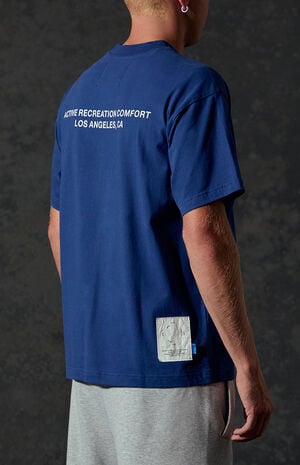 Blue Local Oversized T-Shirt image number 4