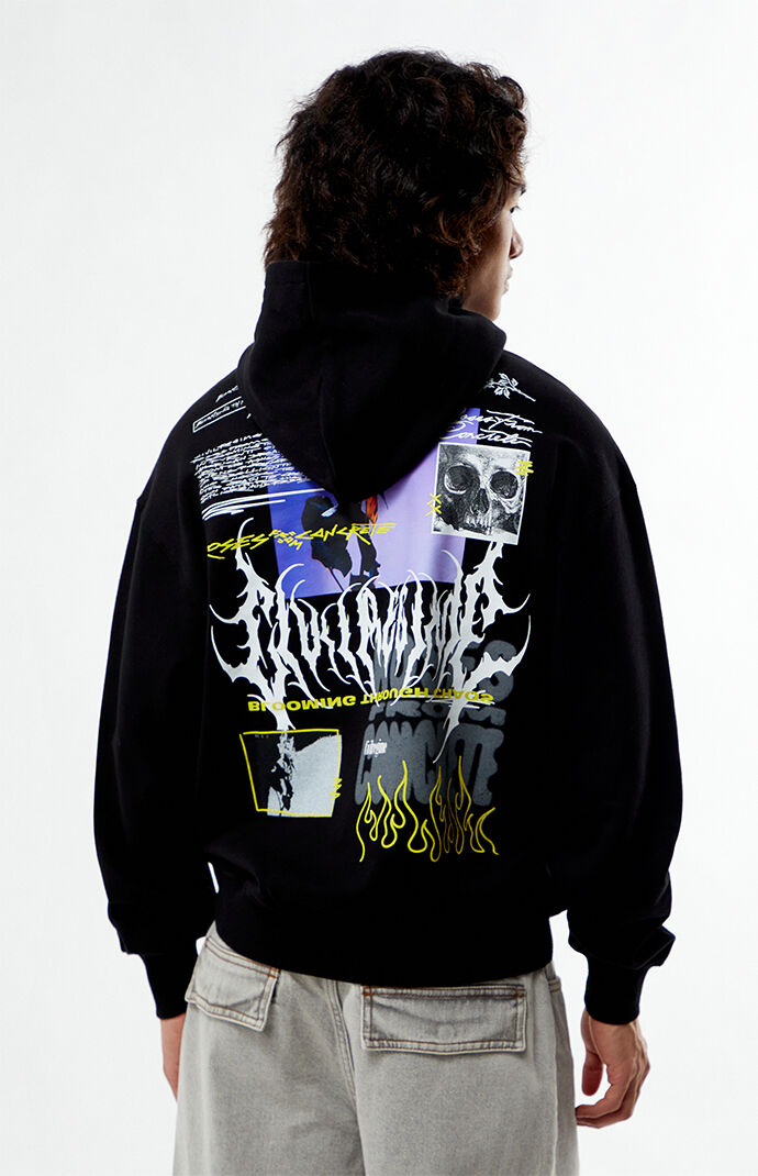 Civil Watch Us Burn Snap Hoodie