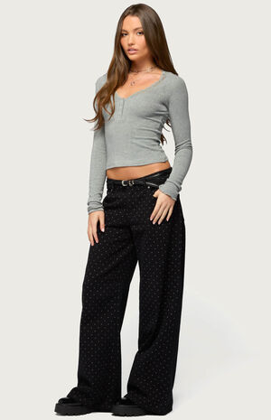 Shanah Lacey Henley Top image number 4