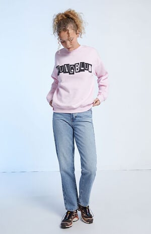YUNGBLUD The Funeral Crew Neck Sweatshirt image number 4