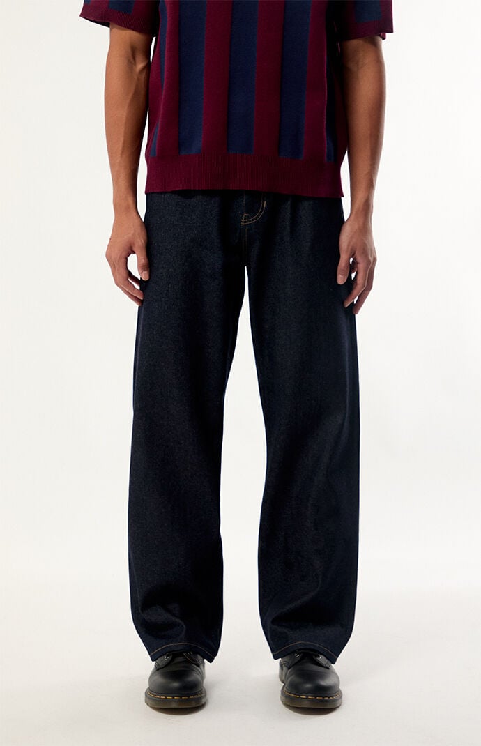 Pacsun Men's Dylan Baggy Jeans Dark Indigo In Blue