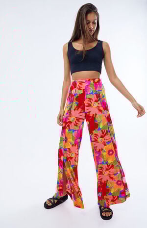 Split Spirit Wide Leg Trousers image number 1