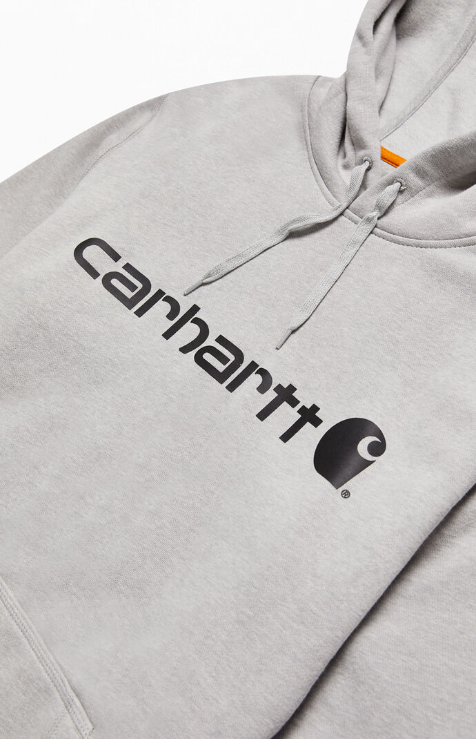 Heather Grey Force Delmont Signature Hoodie
