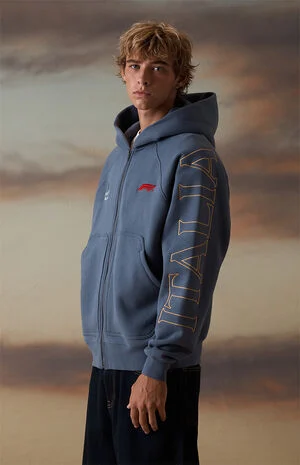 x Pacsun Corsa Zip Up Hoodie image number 4