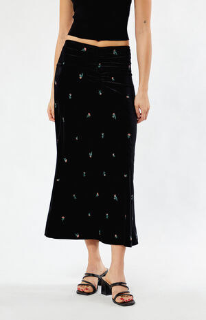 Ruched Midi Skirt image number 2
