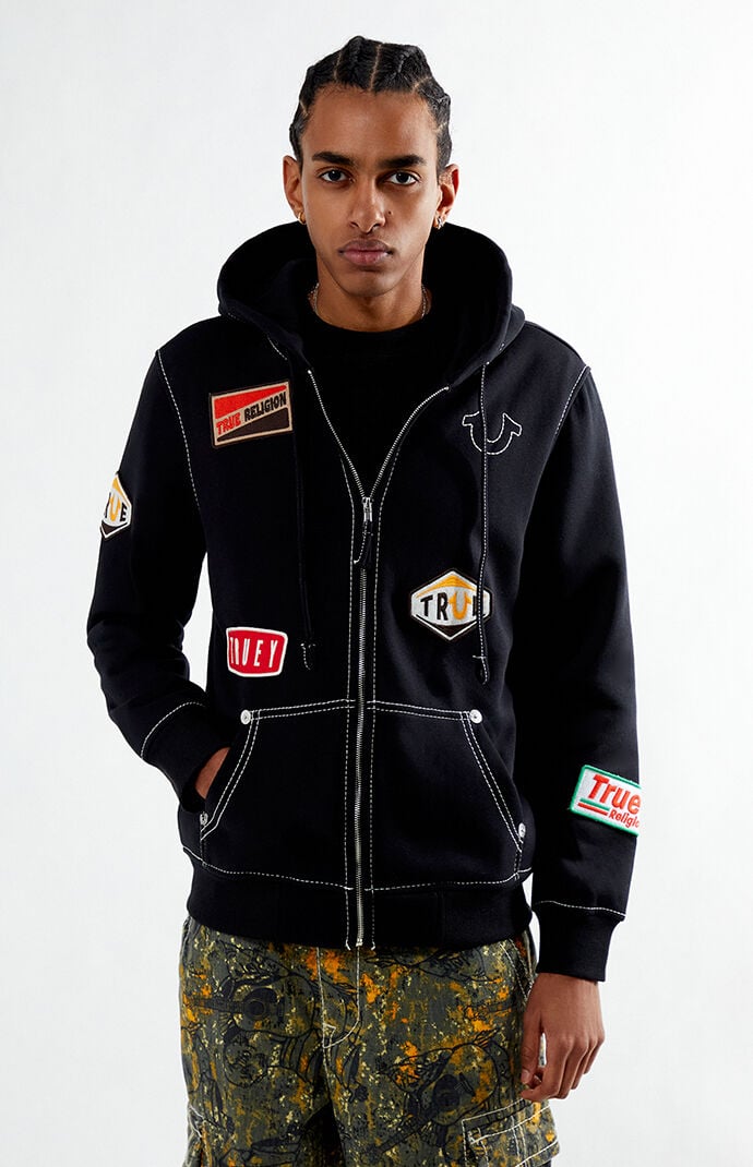 【TRUE RELIGION】★パーカー★ BIG T SLUB ZIP HOODIE BIG T SLUB ZIP HOODIE | True Religion