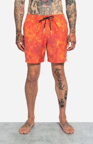 Risky Frothing Fire Swim Trunks image number 3