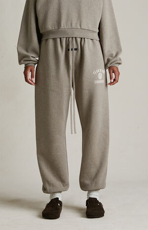 Women's Heather Grey University Fleece Sweatpants image number 3
