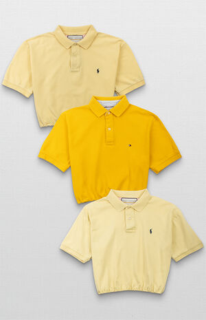 Upcycled Citrus Polo Shirt image number 4