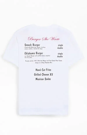 Burger She Wrote T-Shirt image number 1