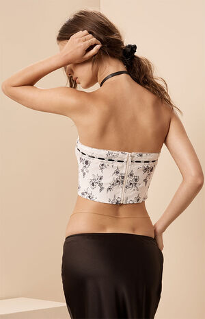 Strapless Femme Trim Corset Top image number 4