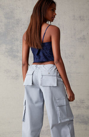 Gray Cargo Pull-On Pants image number 5