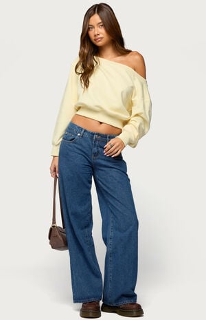 Christy Off Shoulder Sweatshirt image number 5