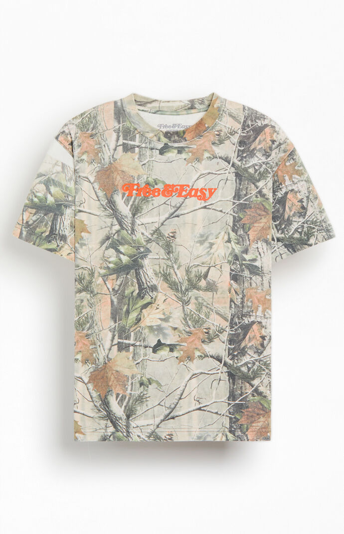 Free & Easy Don't Trip Camo Tree T-Shirt