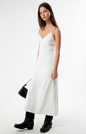 Briannah Bias Cut Mini Dress image number 4