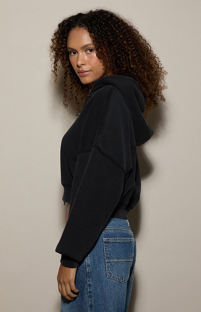 ジップアップブルゾン Pacsun Ultra Soft Fleece Cropped Zip Up Hoodie | Pacsun