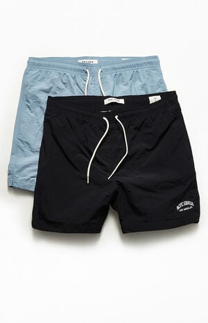 2 Pack Solid 16" Swim Trunks image number 1