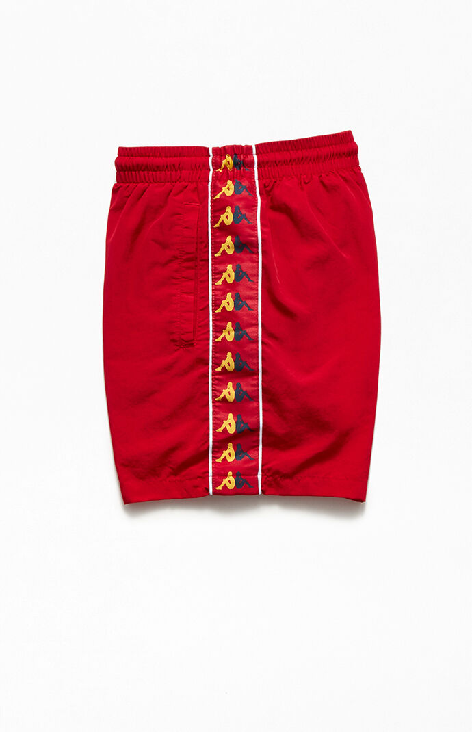 Red Authentic Xtabi 15" Swim Trunks