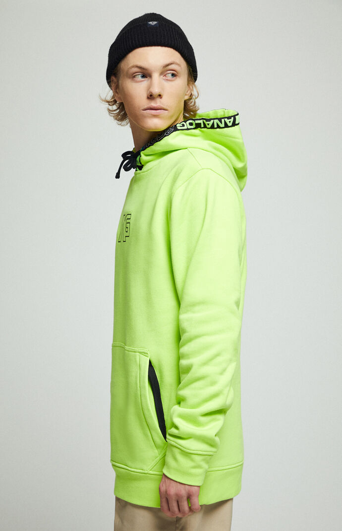 Neon Yellow Crux Pullover Hoodie