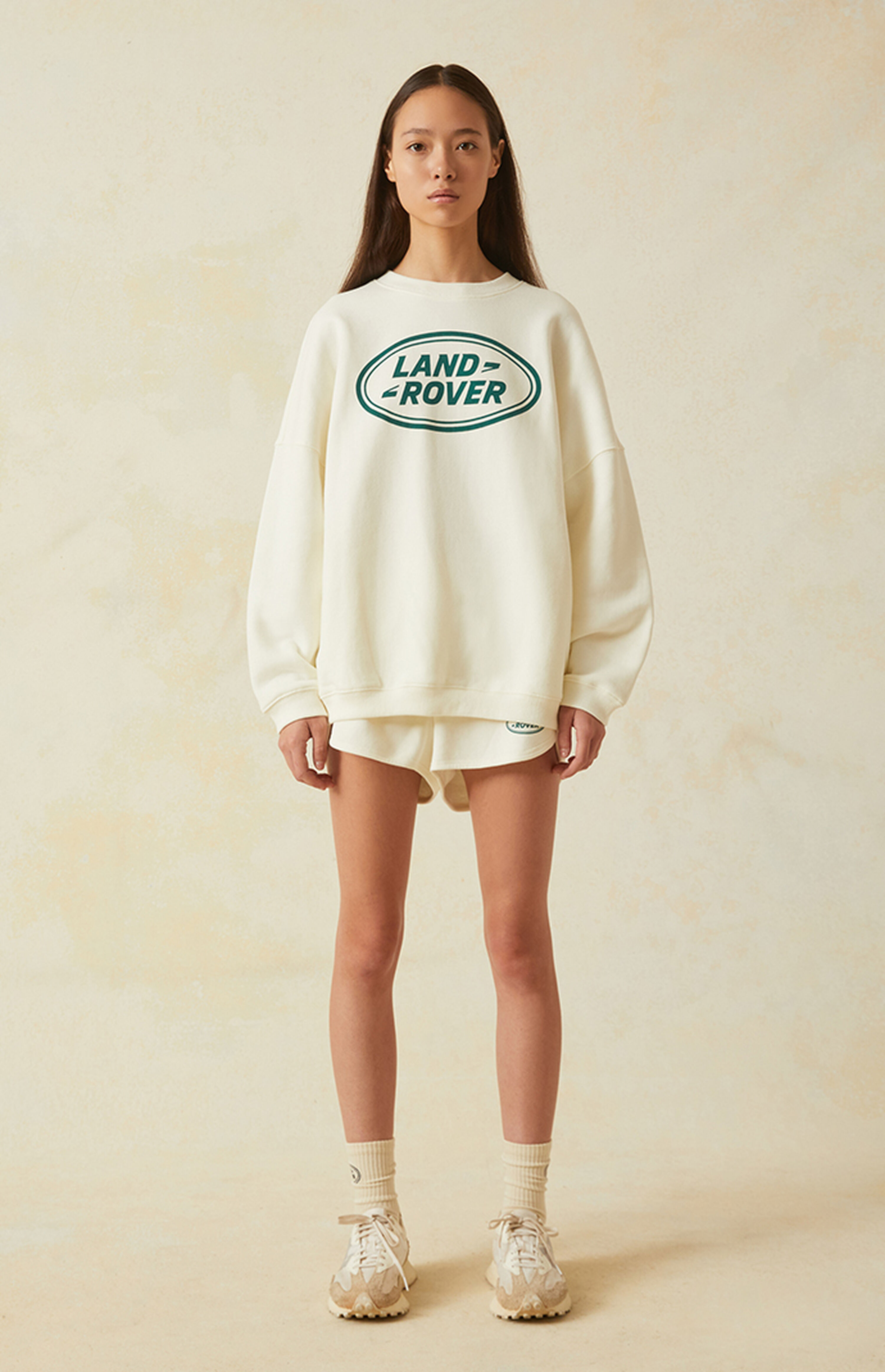 Land Rover Sweatshirt
 Land Rover White Vintage Crew Neck Sweatshirt