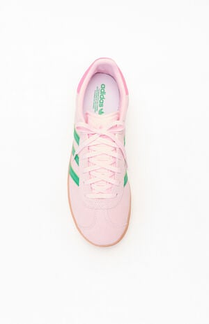 Kids Pink & Green Gazelle Shoes image number 5