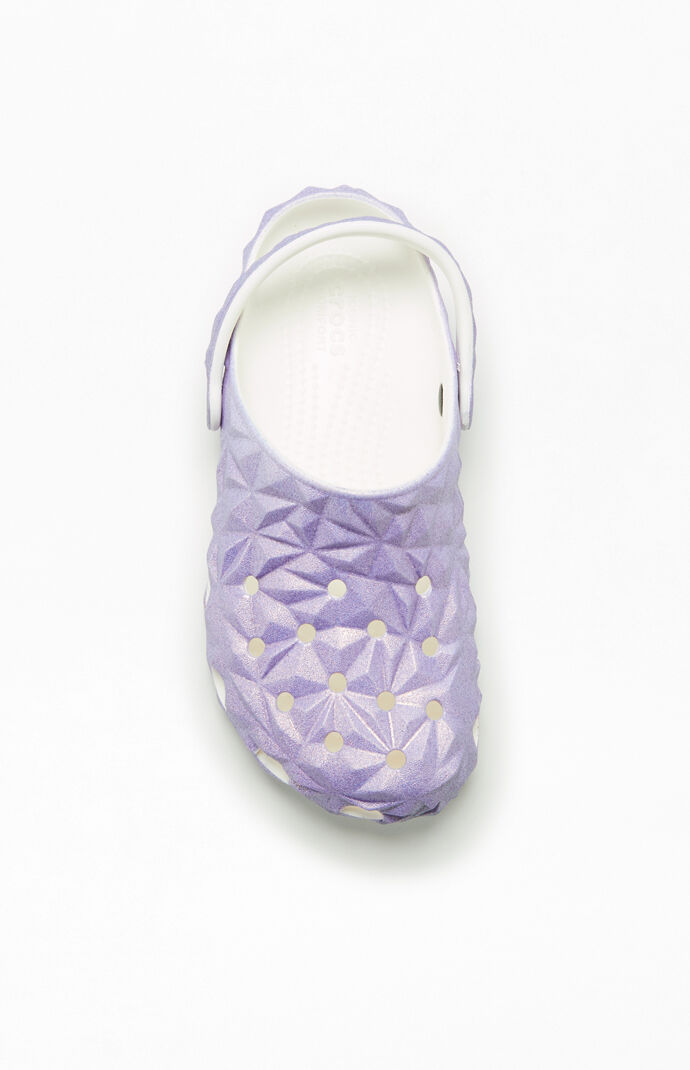 Crocs Kids Iridescent Geometric Classic Clogs | PacSun